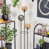 Koyoto floor lamp 30 cm Dark wood, black, 3-light sources