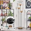 Gastor floor lamp 30 cm Dark wood, black, 3-light sources