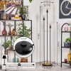 Gastor floor lamp 30 cm Dark wood, black, 3-light sources