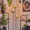 Koyoto floor lamp 25 cm Dark wood, black, 3-light sources