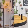 Koyoto floor lamp 30 cm Dark wood, black, 3-light sources