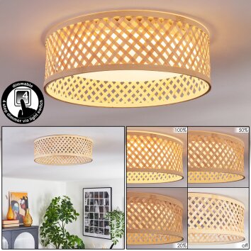 Barroco ceiling light, hanging light, floor lamp white, 4-light sources