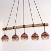 Ripoll hanging light, globe light, pendant light Ecru, black, 5-light sources