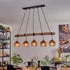 Ripoll hanging light, globe light, pendant light Ecru, black, 5-light sources