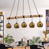 Koyoto hanging light, globe light, pendant light Ecru, black, 5-light sources