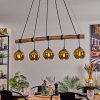 Koyoto hanging light, globe light, pendant light Ecru, black, 5-light sources