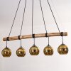 Koyoto hanging light, globe light, pendant light Ecru, black, 5-light sources