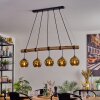 Koyoto hanging light, globe light, pendant light Ecru, black, 5-light sources