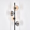 Koyoto floor lamp 31 cm Amber, clear, Smoke-coloured, 4-light sources