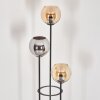 Koyoto floor lamp 25 cm Light wood, black, 3-light sources