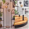 Gastor floor lamp 25 cm Light wood, black, 3-light sources