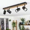 Gesteira ceiling light, hanging light, floor lamp Light wood, black, 1-light source