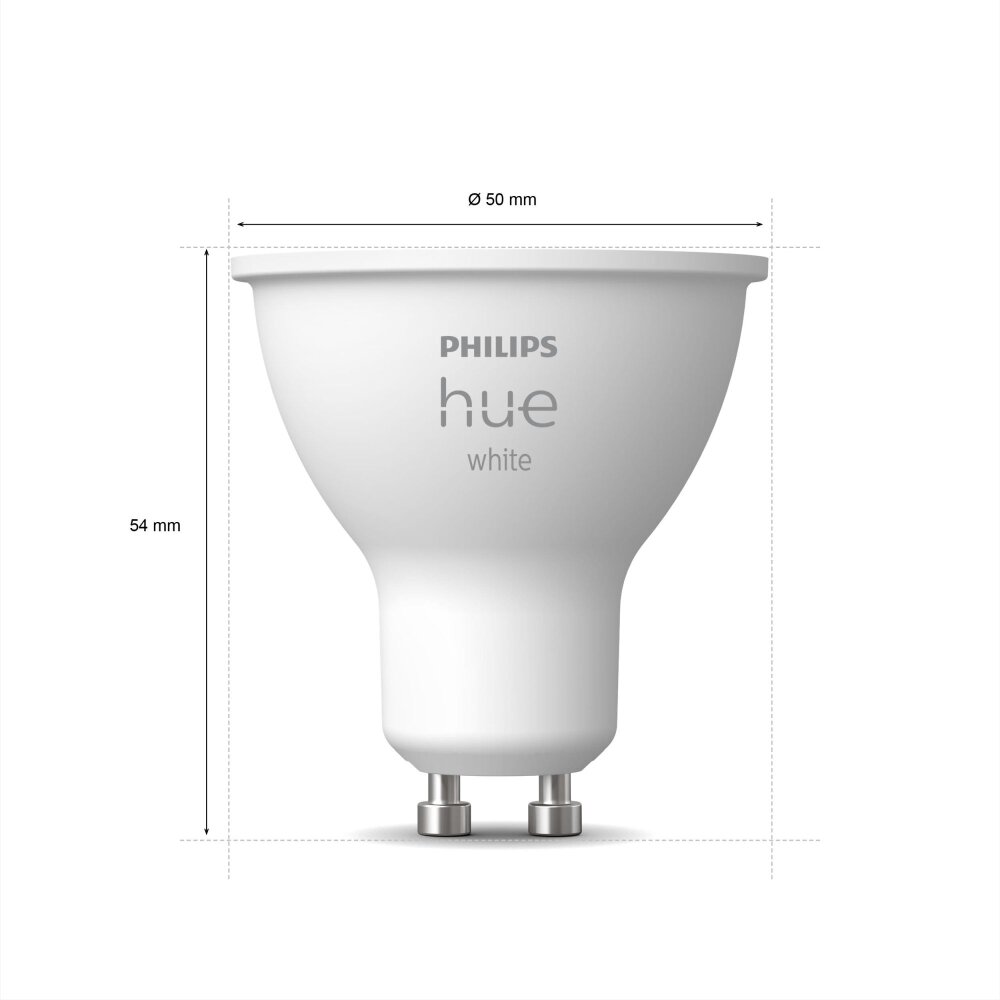 Philips Hue WHITE LED GU10 5,2 Watt 2700 Kelvin 400 Lumen