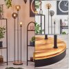 Gastor floor lamp 30 cm Light wood, black, 3-light sources