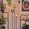 Gastor floor lamp 30 cm Light wood, black, 3-light sources