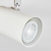 Gesteira ceiling light, ceiling spotlight chrome, Wood like finish, 3-light sources