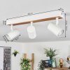 Gesteira ceiling light Ecru, 3-light sources