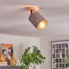 Lendemarke ceiling light, ceiling spotlight Ecru, black, 1-light source