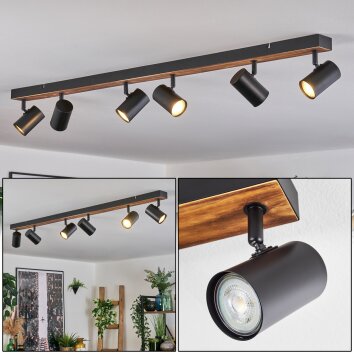 Gesteira ceiling light Ecru, 6-light sources