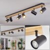 Gesteira ceiling light, ceiling spotlight Ecru, black, 6-light sources