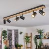 Gesteira ceiling light, ceiling spotlight Ecru, black, 6-light sources