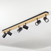 Gesteira ceiling light, ceiling spotlight Ecru, black, 6-light sources