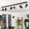 Gesteira ceiling light, ceiling spotlight Ecru, black, 6-light sources