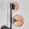 Chehalis globe light Amber, 3-light sources