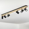 Gesteira ceiling light, ceiling spotlight Ecru, black, 6-light sources