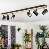 Gesteira ceiling light, ceiling spotlight Ecru, black, 6-light sources