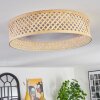 Barroco ceiling light LED Ecru, 1-light source, Remote control