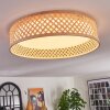 Barroco ceiling light LED Ecru, white, 1-light source, Remote control