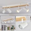 Gesteira ceiling light, ceiling spotlight Ecru, white, 4-light sources