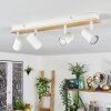 Gesteira ceiling light, ceiling spotlight Ecru, white, 4-light sources