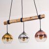 Koyoto hanging light, globe light, pendant light Ecru, black, 3-light sources