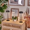 Romdrup Outdoor table lamp LED black, 1-light source