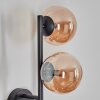 Chehalis globe light Amber, 3-light sources