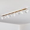 Gesteira ceiling light, ceiling spotlight Ecru, 8-light sources