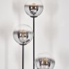 Gastor floor lamp black, 3-light sources