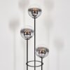 Gastor floor lamp black, 3-light sources