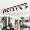 Gesteira ceiling light, ceiling spotlight Ecru, black, 8-light sources