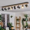 Gesteira ceiling light, ceiling spotlight Ecru, black, 8-light sources