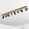 Gesteira ceiling light, ceiling spotlight Ecru, black, 8-light sources