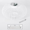 Oravi ceiling light white, 1-light source