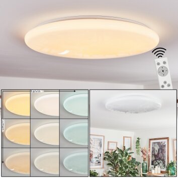 Junor ceiling light LED white, 1-light source, Remote control