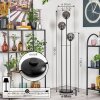 Gastor floor lamp black, 3-light sources