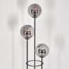 Gastor floor lamp black, 3-light sources