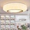 Dayen ceiling light LED silver, 1-light source, Remote control