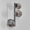 Chehalis globe light Smoke-coloured, 3-light sources