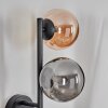 Chehalis globe light Amber, 3-light sources